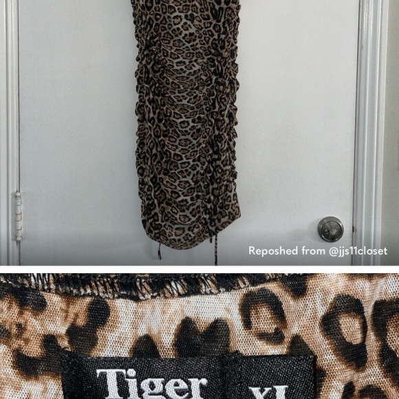 Tiger Mist Toronto Leopard Dress | XL - Picture 8 of 10